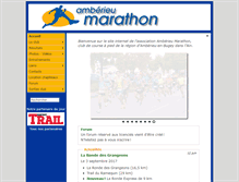 Tablet Screenshot of amberieumarathon.org